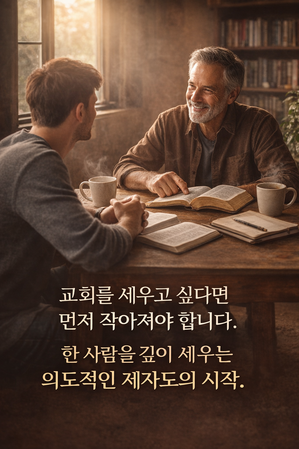 교회를 세우고 싶다면 먼저 작아져야 합니다